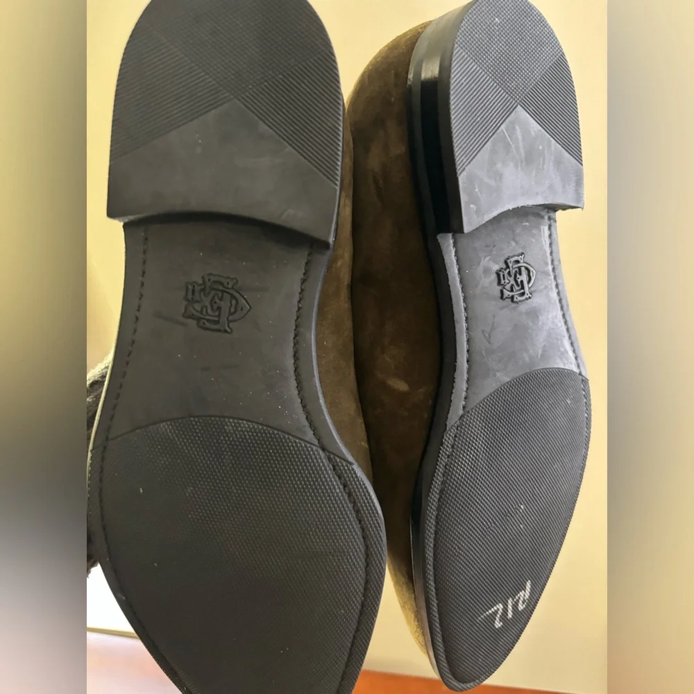 Edward Green Duke Green Suede Loafers 8 1/2 - Picture 8 of 11